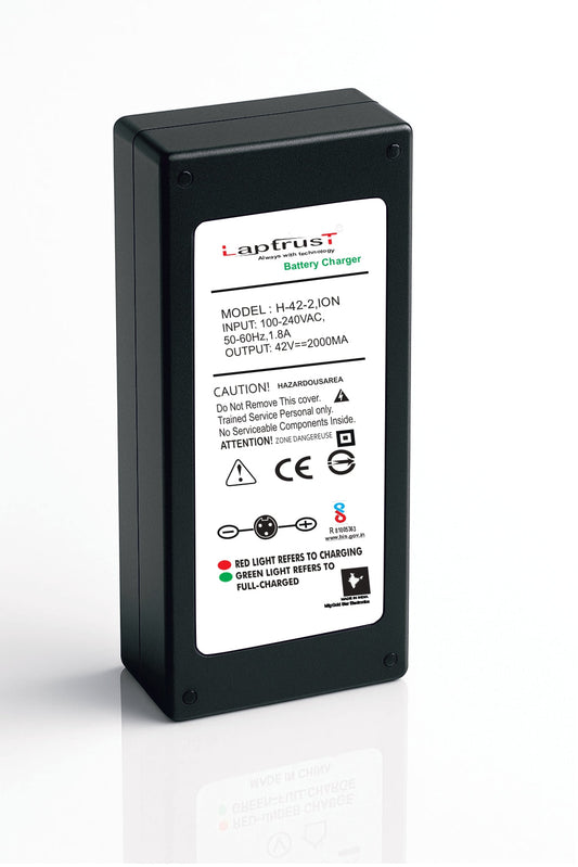 LAPTRUST 42V 2A CHARGER FOR E-HOVERBOARD